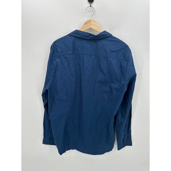 GUESS‎ Slim Fit Button Down Dress Shirt Men XL Blue NWT - Picture 2 of 9